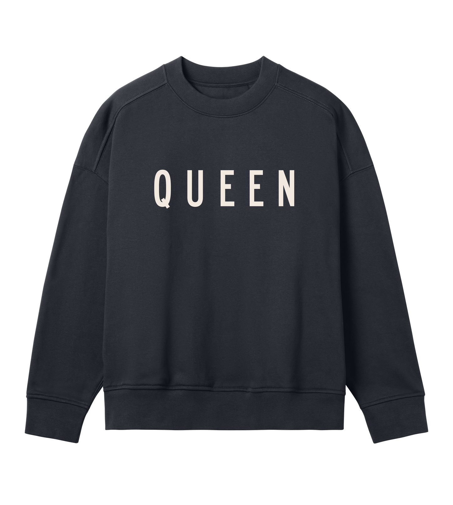 Queen Womens Oversized Sweatshirt